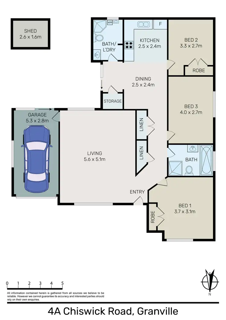Floorplan of Homely house listing, 4a Chiswick Road, Granville NSW 2142