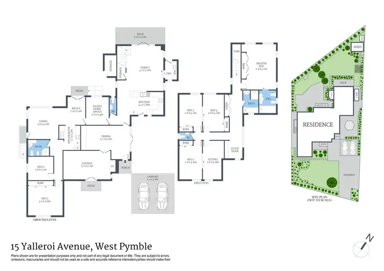 Floorplan of Homely house listing, 15 Yalleroi Avenue, West Pymble NSW 2073