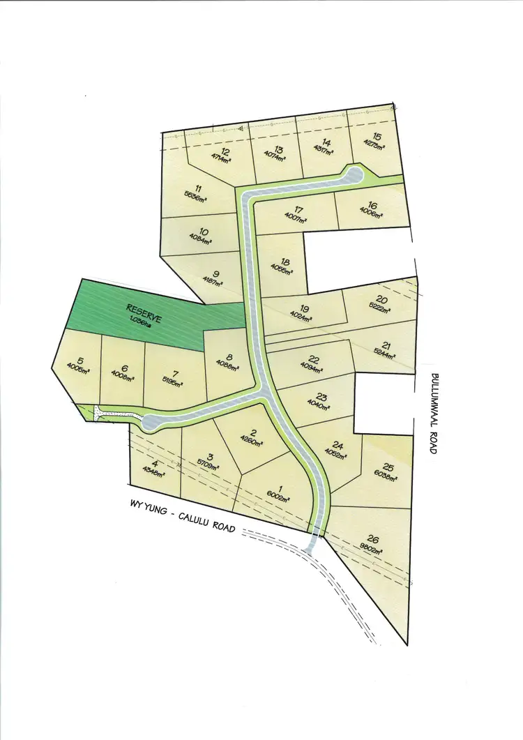 Floorplan of Homely land listing, 385 Bullumwaal Road, Wy Yung VIC 3875