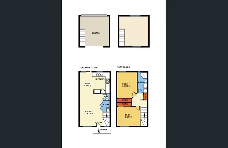 Floorplan of Homely townhouse listing, 8/2 Rockgarden Drive, Truganina VIC 3029
