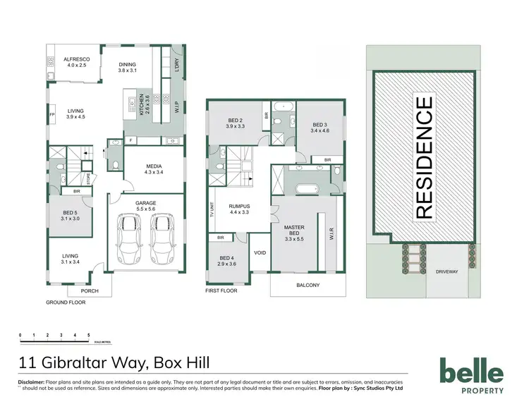 Floorplan of Homely house listing, 11 Gibraltar Way (Rouse Hill Heights), Box Hill NSW 2765