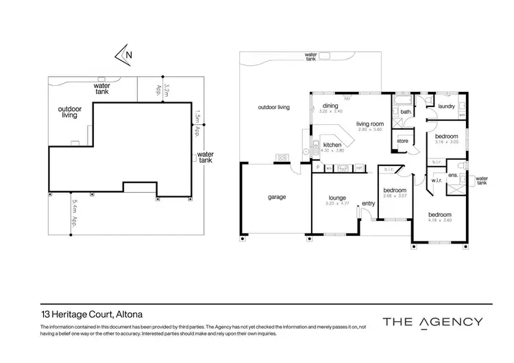 Floorplan of Homely house listing, 13 Heritage Court, Altona VIC 3018