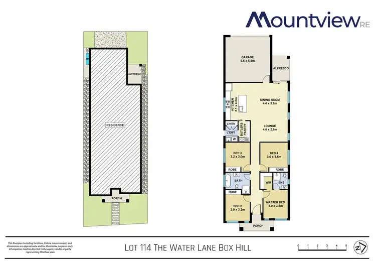 Floorplan of Homely house listing, 114 The Water Lane, Box Hill NSW 2765