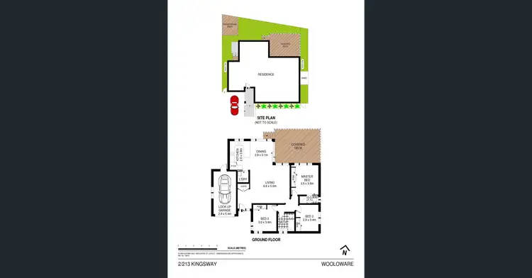 Floorplan of Homely house listing, 2/213 Kingsway, Woolooware NSW 2230