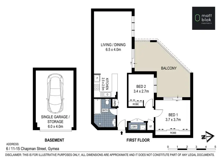 Floorplan of Homely apartment listing, 6/11-15 Chapman Street, Gymea NSW 2227