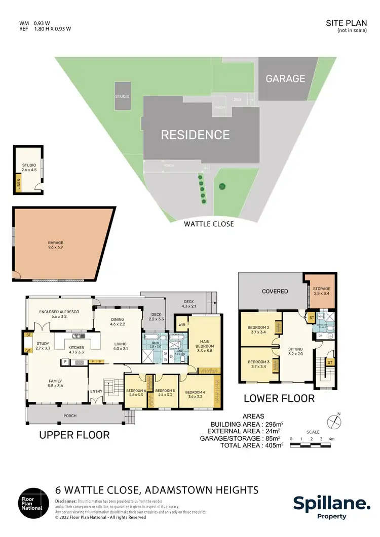 Floorplan of Homely house listing, 6 Wattle Close, Adamstown Heights NSW 2289