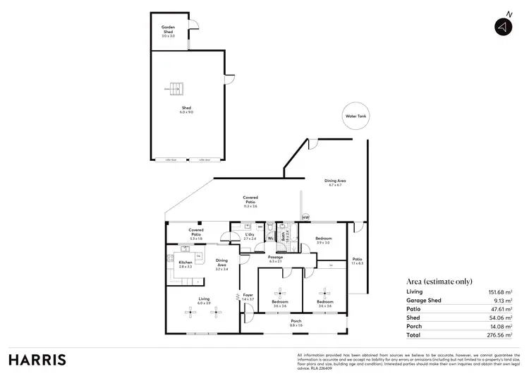 Floorplan of Homely house listing, 4 Wandana Avenue, Port Lincoln SA 5606