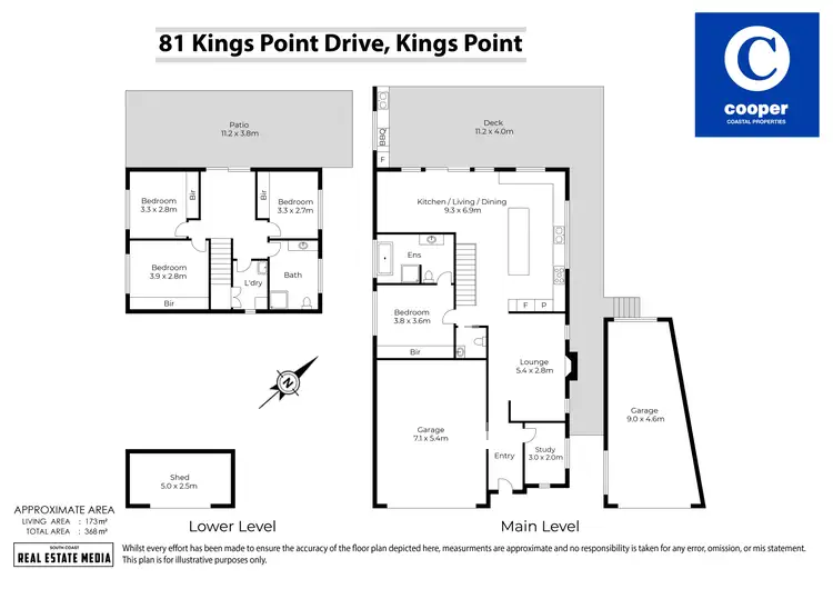 Floorplan of Homely house listing, 81 Kings Point Drive, Kings Point NSW 2539