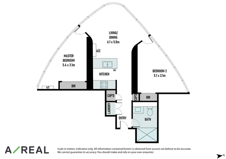 Floorplan of Homely apartment listing, 3703/228 La Trobe Street, Melbourne VIC 3000
