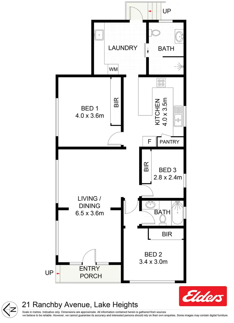 Floorplan of Homely house listing, 21 Ranchby Avenue, Lake Heights NSW 2502