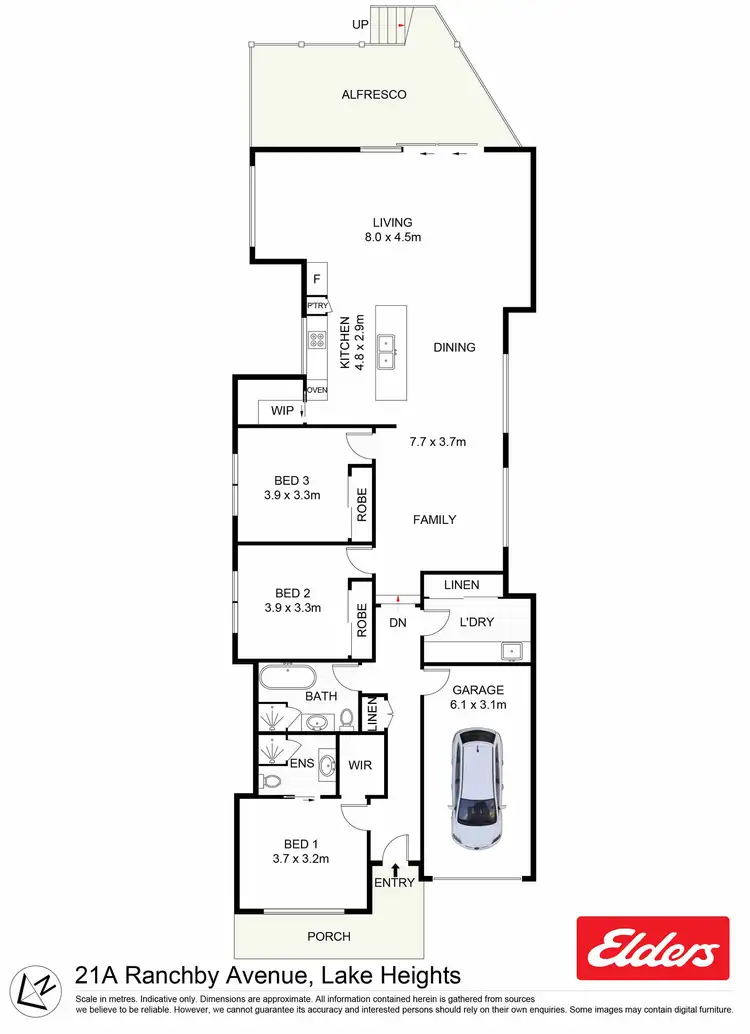 Floorplan of Homely house listing, 21a Ranchby Avenue, Lake Heights NSW 2502