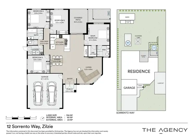 Floorplan of Homely house listing, 12 Sorrento Way, Zilzie QLD 4710