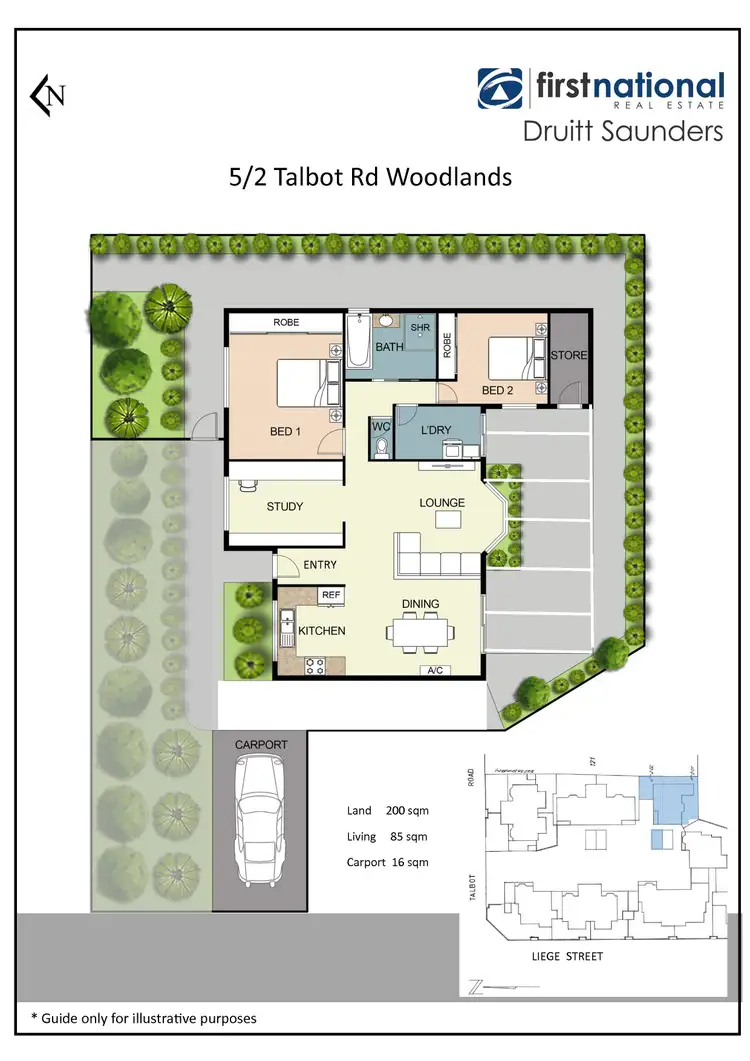 Floorplan of Homely villa listing, 5/2 Talbot Road, Woodlands WA 6018