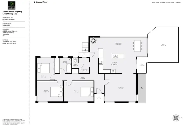 Floorplan of Homely house listing, 2354 Channel Highway, Lower Snug TAS 7054