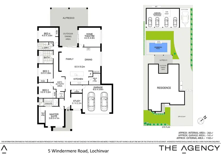 Floorplan of Homely house listing, 5 Windermere Road, Lochinvar NSW 2321