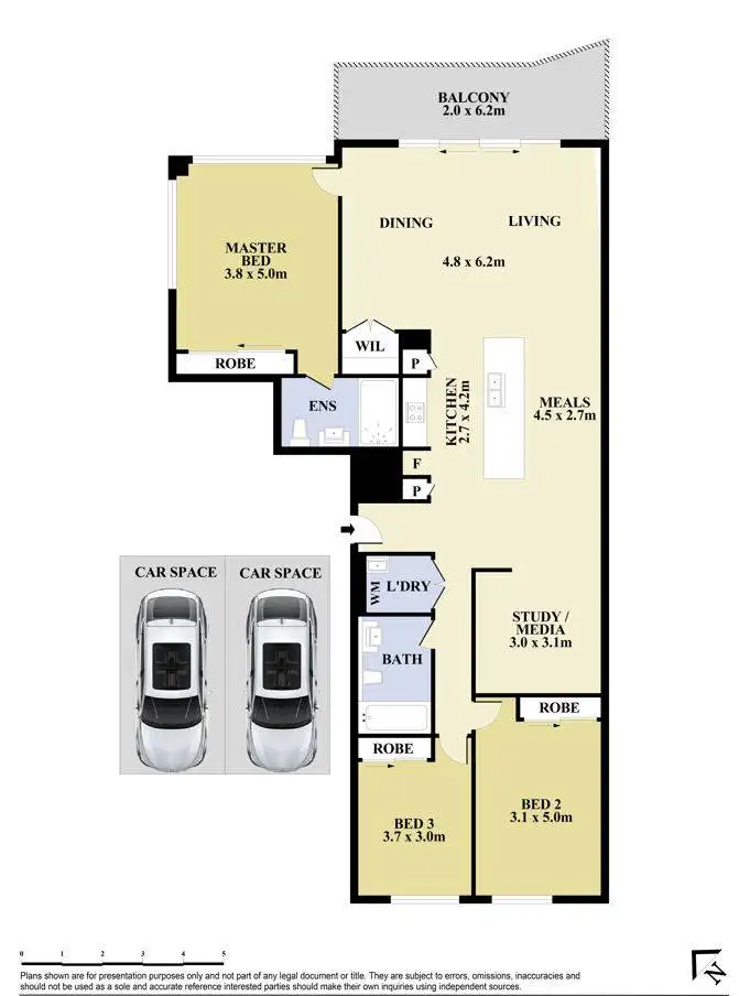 Floorplan of Homely apartment listing, 709/100 Fairway Drive, Norwest NSW 2153