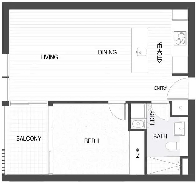 Floorplan of Homely apartment listing, 709/39 London Circuit, City ACT 2601