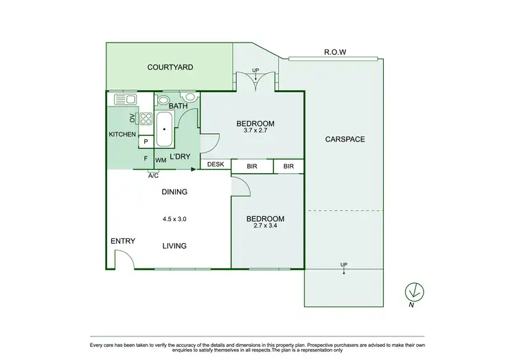 Floorplan of Homely apartment listing, 4/16 Fulton Street, Armadale VIC 3143