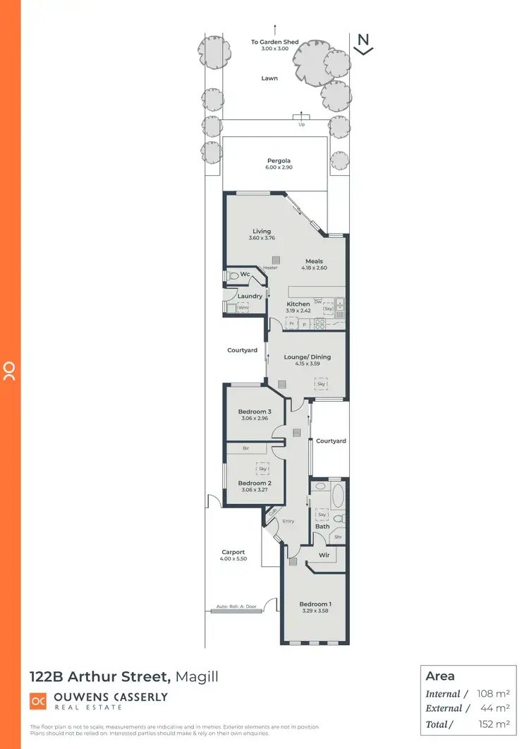 Floorplan of Homely house listing, 122b Arthur Street, Magill SA 5072
