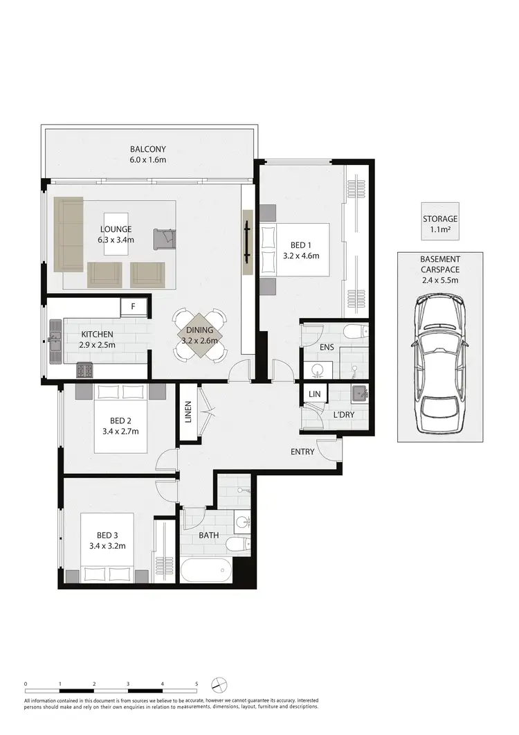 Floorplan of Homely apartment listing, 9A/50 Whaling Road, North Sydney NSW 2060