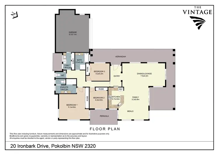 Floorplan of Homely house listing, 20 Ironbark Drive, Pokolbin NSW 2320