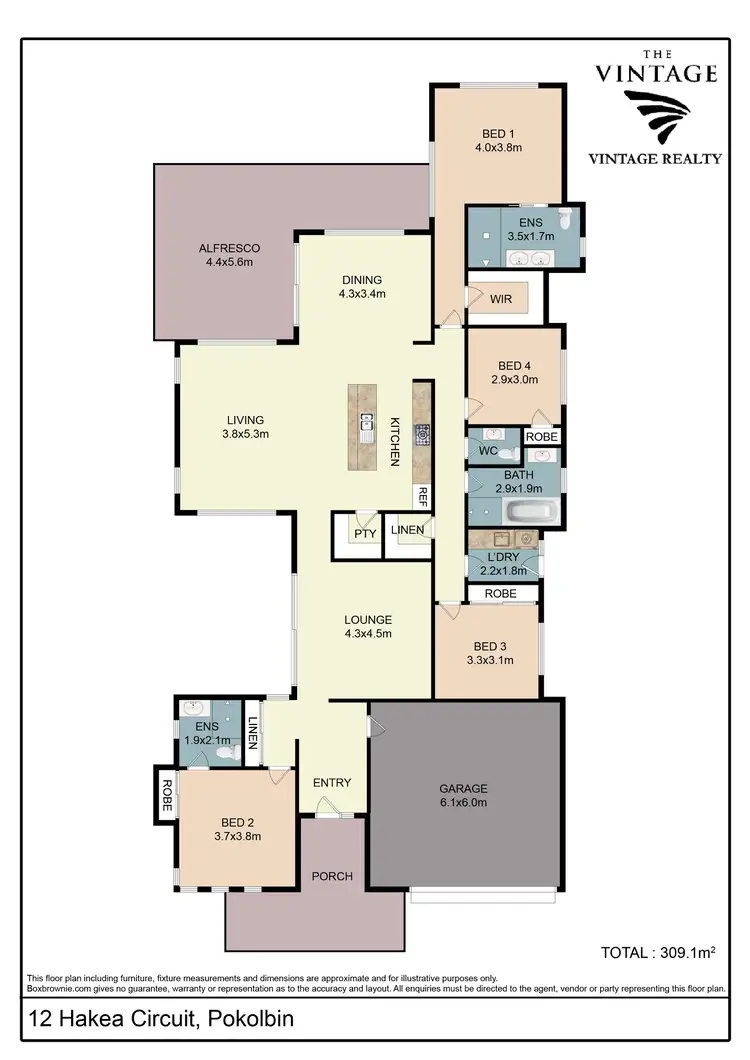 Floorplan of Homely house listing, 12 Hakea Circuit, Pokolbin NSW 2320