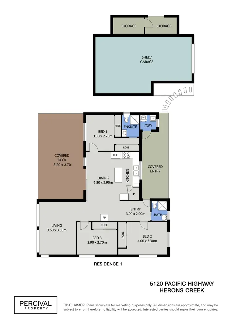 Floorplan of Homely rural property listing, 5120 Pacific Highway, Herons Creek NSW 2439