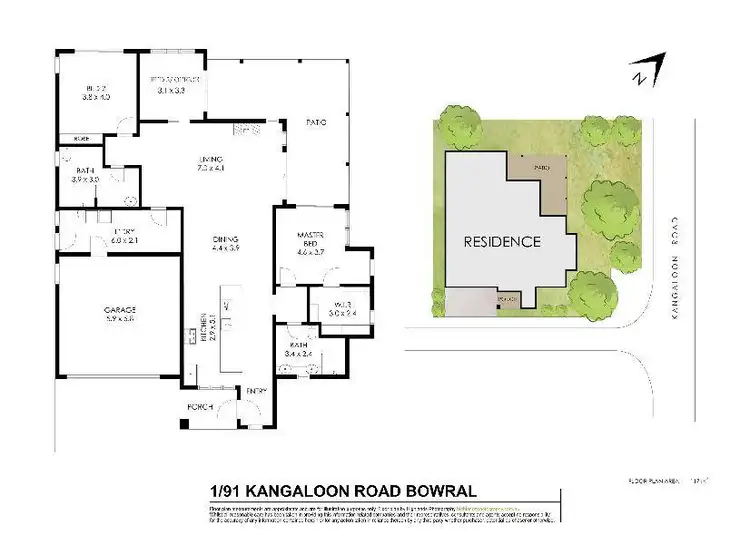Floorplan of Homely villa listing, 1/91 Kangaloon Road, Bowral NSW 2576
