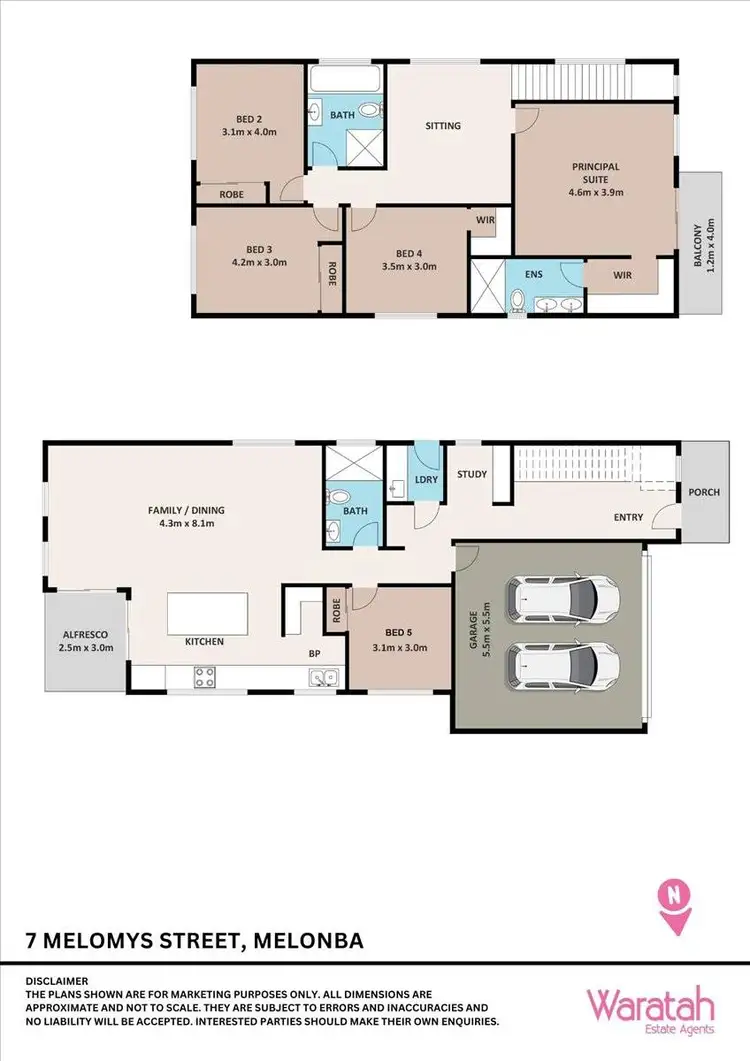 Floorplan of Homely house listing, 7 Melomys Street, Marsden Park NSW 2765