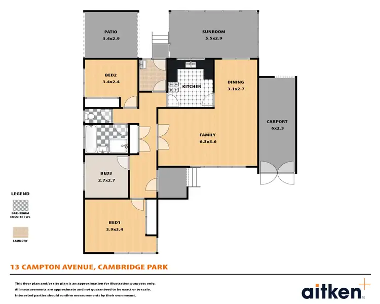 Floorplan of Homely house listing, 13 Campton Avenue, Cambridge Park NSW 2747