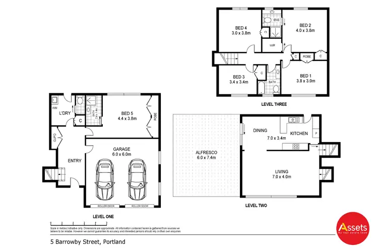 Floorplan of Homely house listing, 5 Barrowby Street, Portland VIC 3305