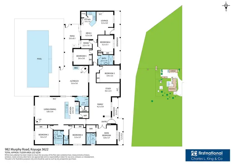 Floorplan of Homely rural property listing, 982 Murphy Road, Koyuga VIC 3622