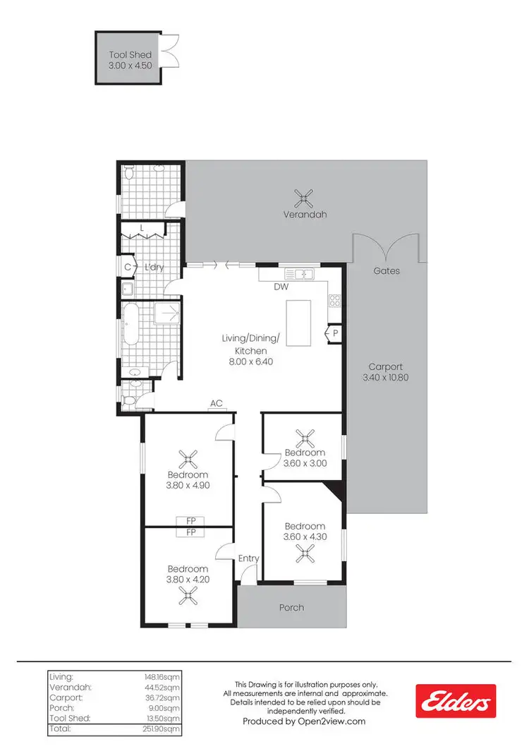 Floorplan of Homely house listing, 22 Charles Street, Balaklava SA 5461