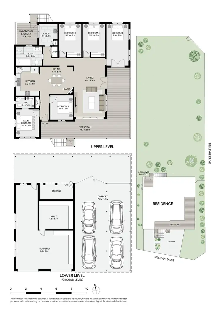 Floorplan of Homely house listing, 36 Bellevue Drive, North Macksville NSW 2447