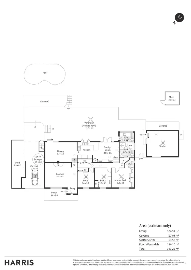 Floorplan of Homely house listing, 657 Milne Road, Tea Tree Gully SA 5091