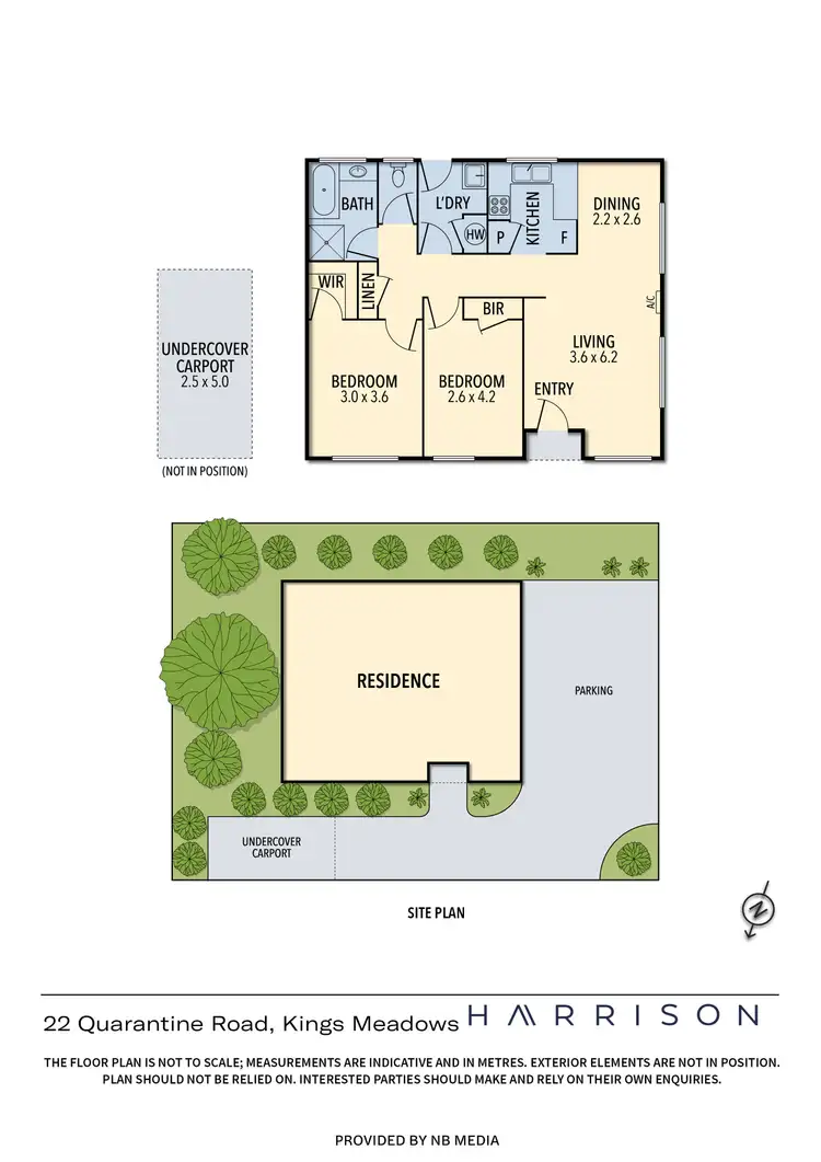 Floorplan of Homely unit listing, 4/22 Quarantine Road, Kings Meadows TAS 7249