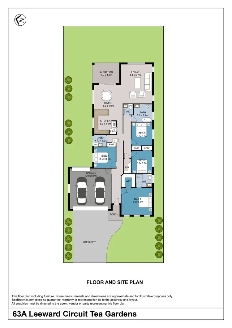 Floorplan of Homely land listing, 63A Leeward Circuit, Tea Gardens NSW 2324