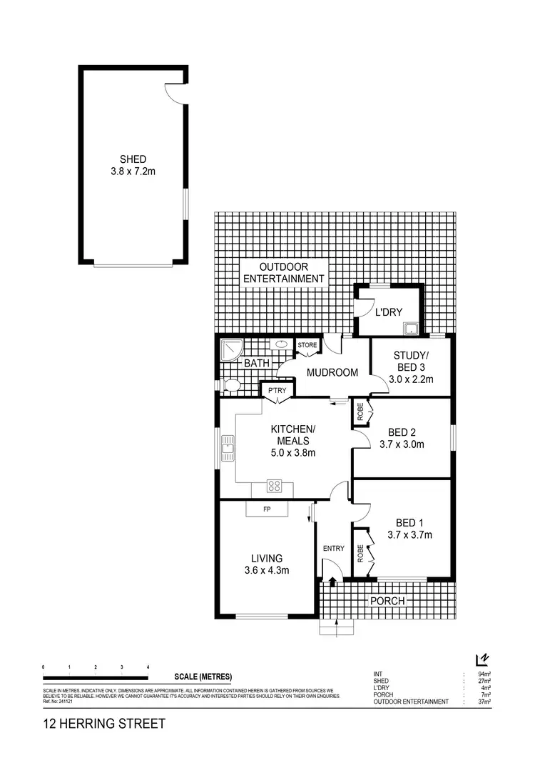 Floorplan of Homely house listing, 12 Herring Street, Maryborough VIC 3465