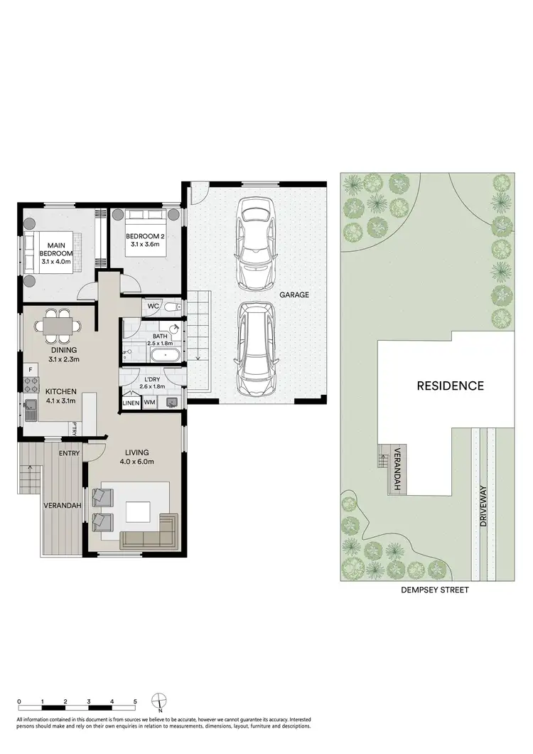 Floorplan of Homely house listing, 282 Dempsey Street, Koongal QLD 4701
