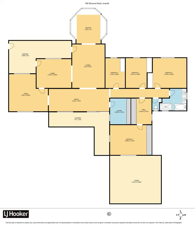 Floorplan of Homely rural property listing, 158 Elsmore Road, Inverell NSW 2360