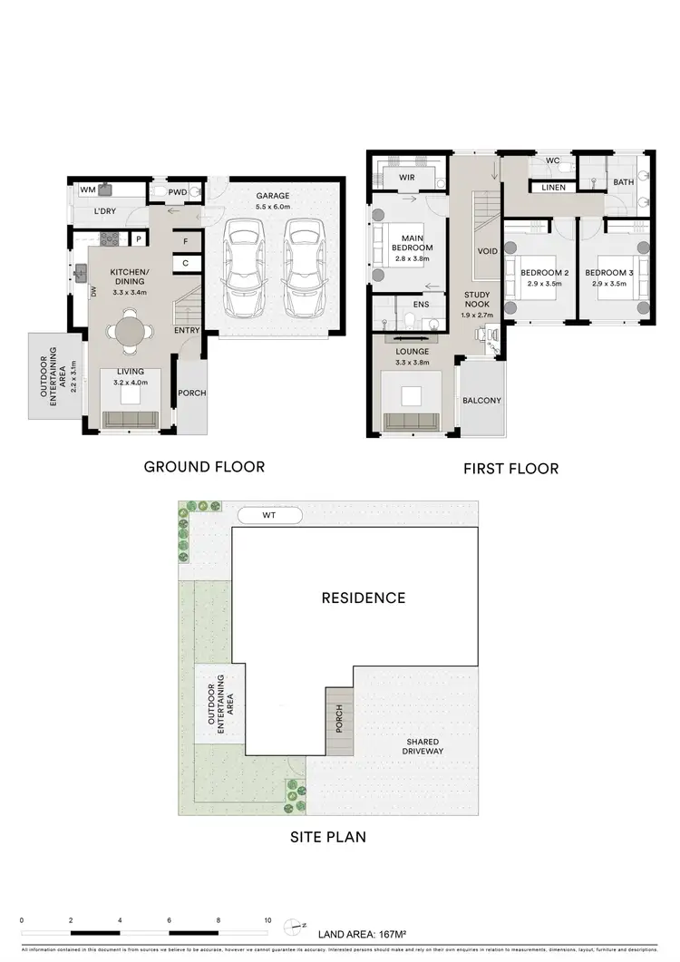 Floorplan of Homely townhouse listing, 5/261 Roslyn Road, Highton VIC 3216