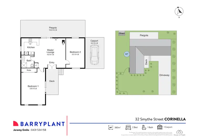Floorplan of Homely house listing, 32 Smythe Street, Corinella VIC 3984