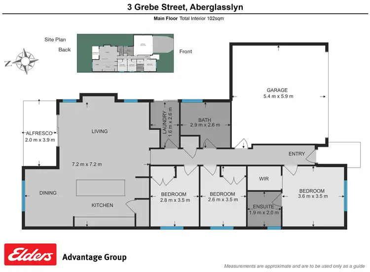 Floorplan of Homely house listing, 3 Grebe Street, Aberglasslyn NSW 2320