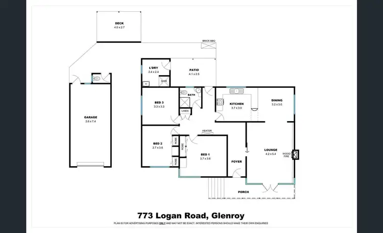 Floorplan of Homely house listing, 773 Logan Road, Glenroy NSW 2640