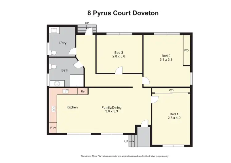 Floorplan of Homely house listing, 8 Pyrus Court, Doveton VIC 3177