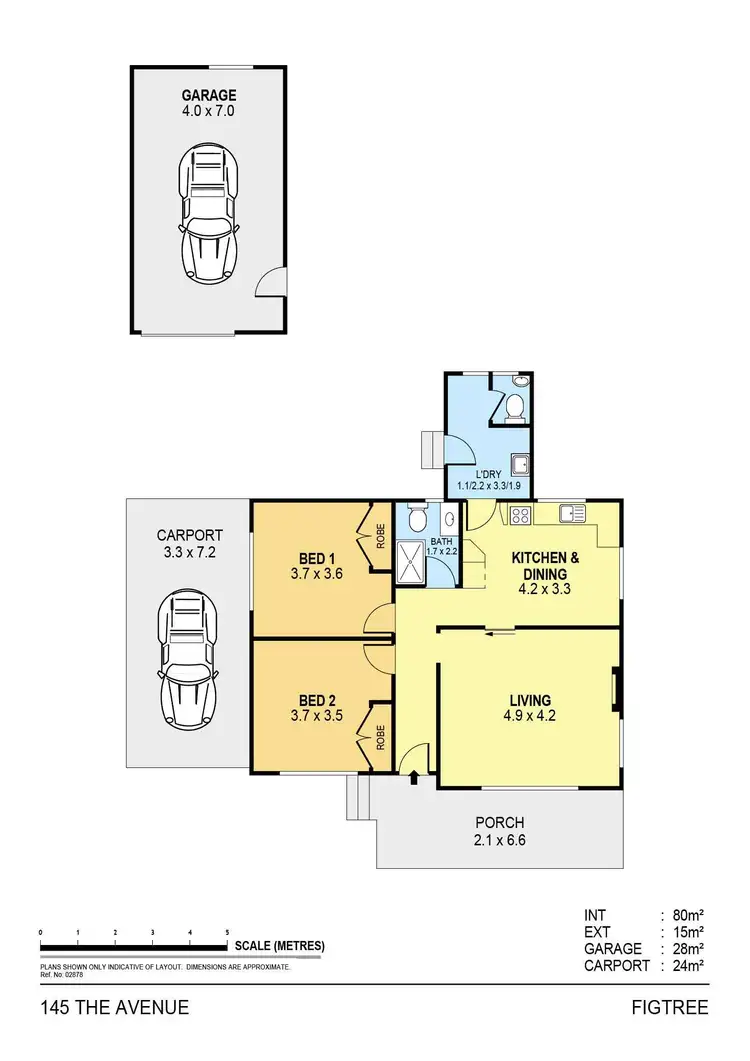 Floorplan of Homely house listing, 145 The Avenue, Figtree NSW 2525