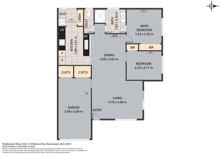 Floorplan of Homely unit listing, 5/10 Renecol Avenue, Rasmussen QLD 4815
