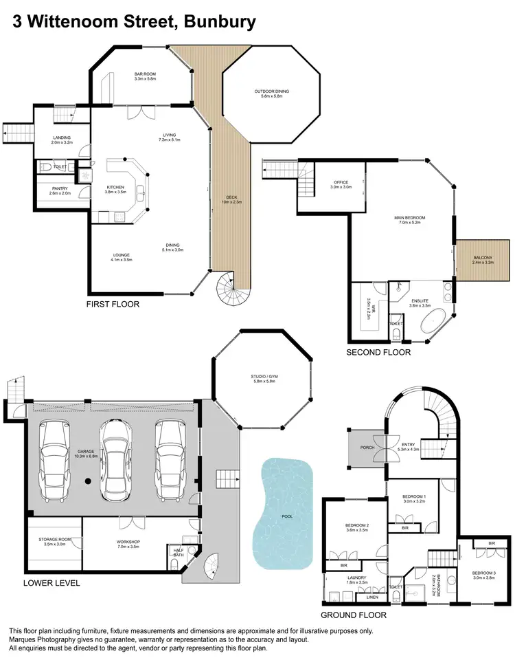 Floorplan of Homely house listing, 3 Wittenoom Street, Bunbury WA 6230