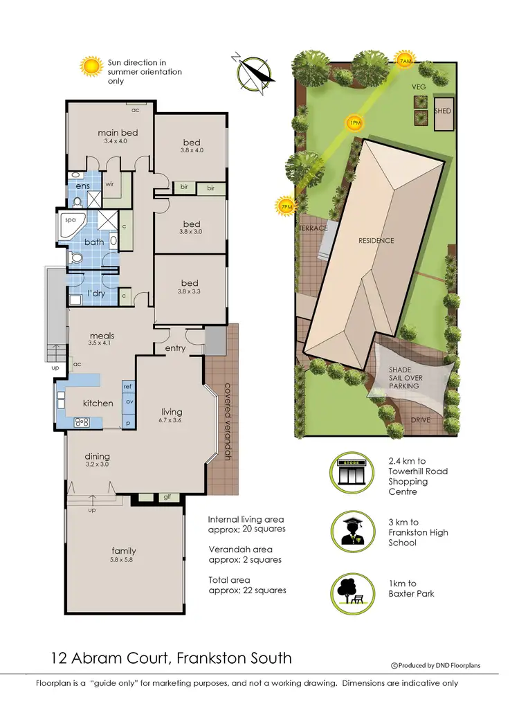 Floorplan of Homely house listing, 12 Abram Court, Frankston South VIC 3199