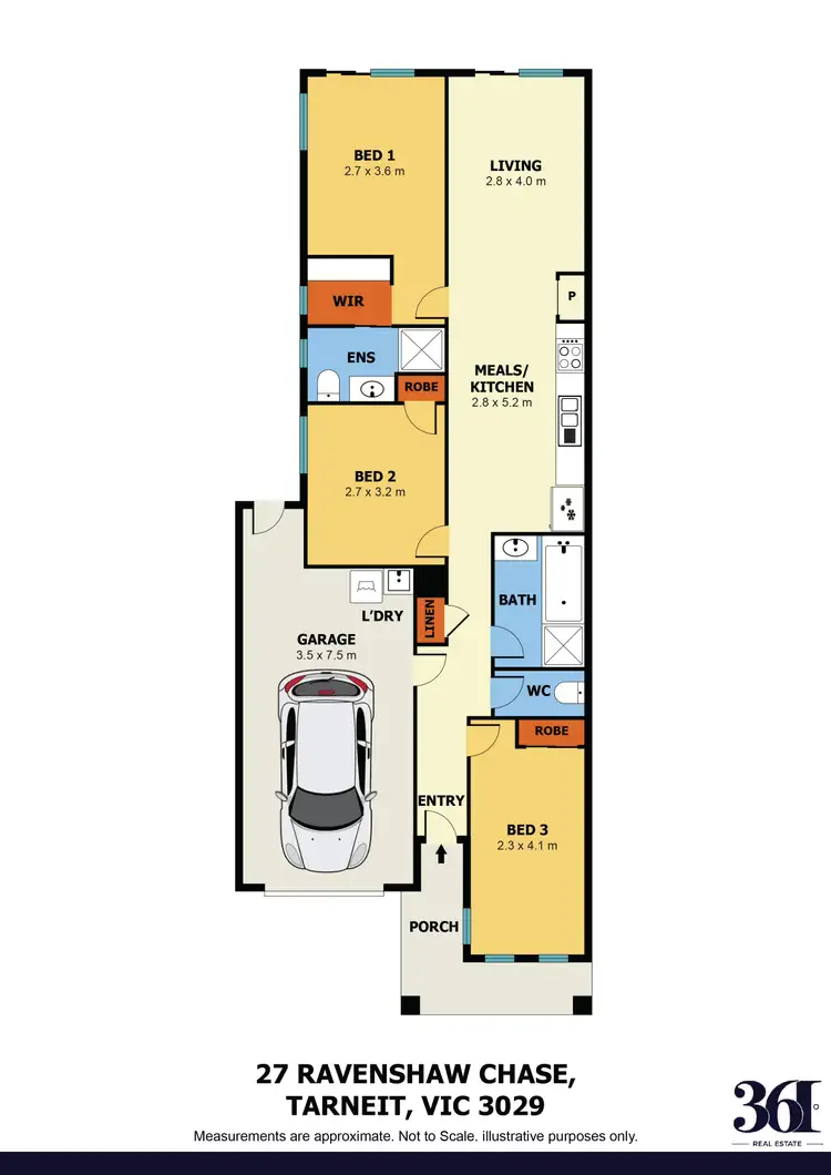 Floorplan of Homely house listing, 27 Ravenshaw Chase, Tarneit VIC 3029